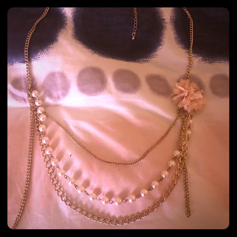 Necklace with chains